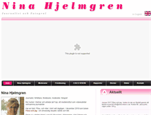 Tablet Screenshot of ninahjelmgren.com